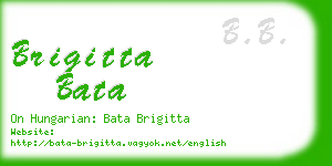 brigitta bata business card